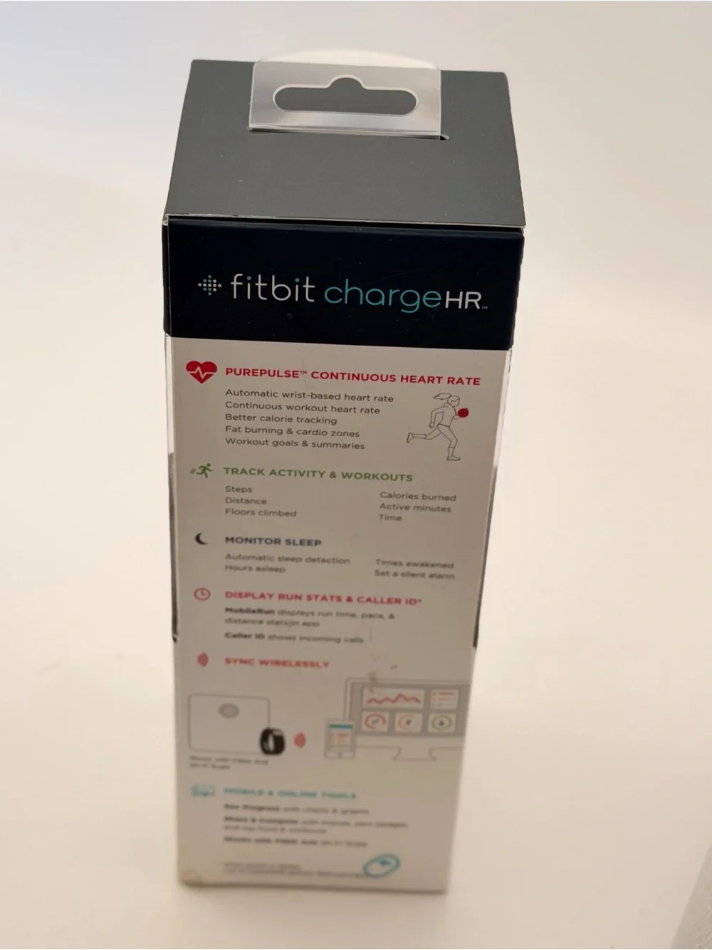Fitbit Charge HR, New, Black, sealed